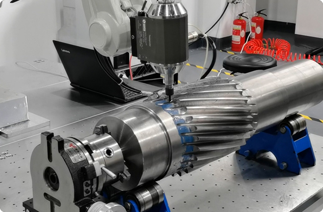 動(dòng)力頭賦能機(jī)器人零部件精密加工